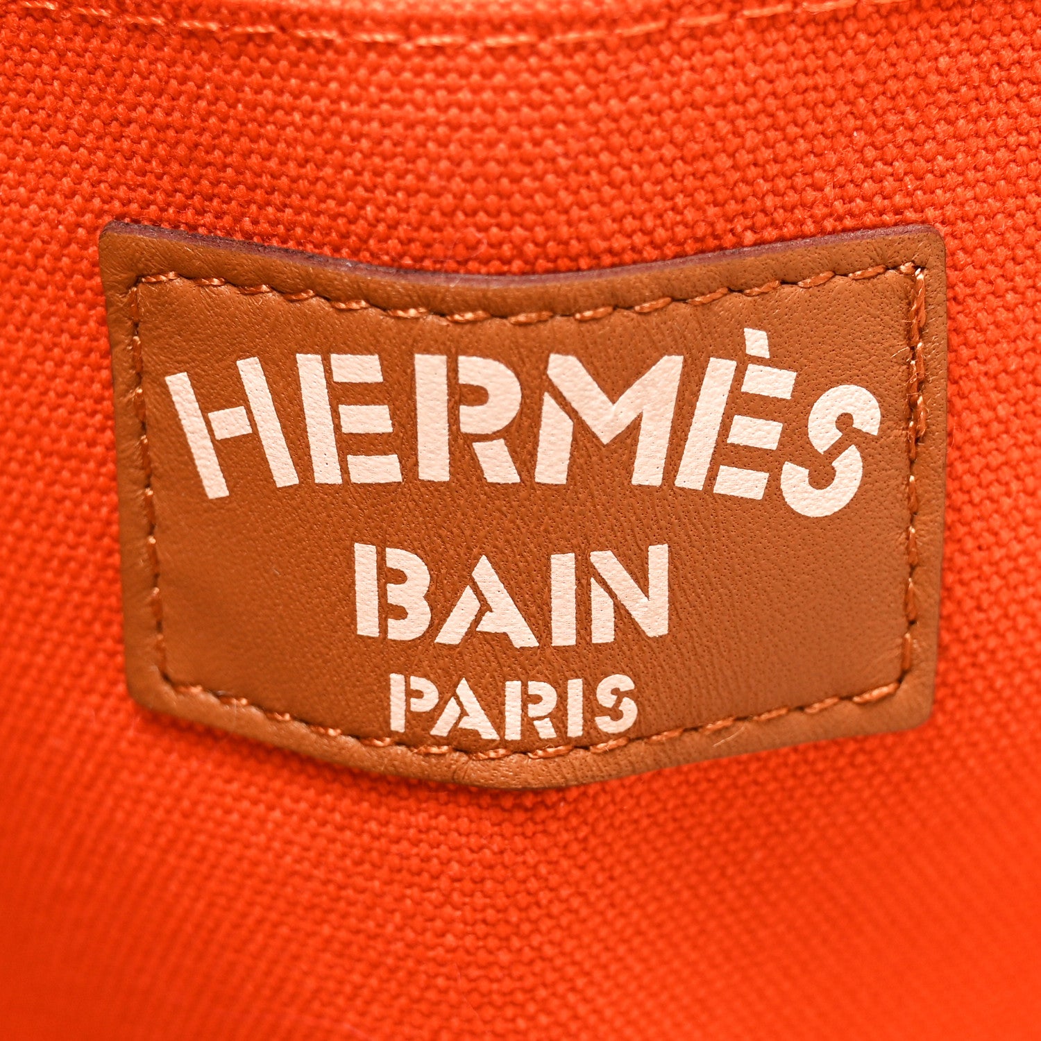 Hermes H Canvas Embroidered Thalassa Beach Bag Multicolor 5 of 9