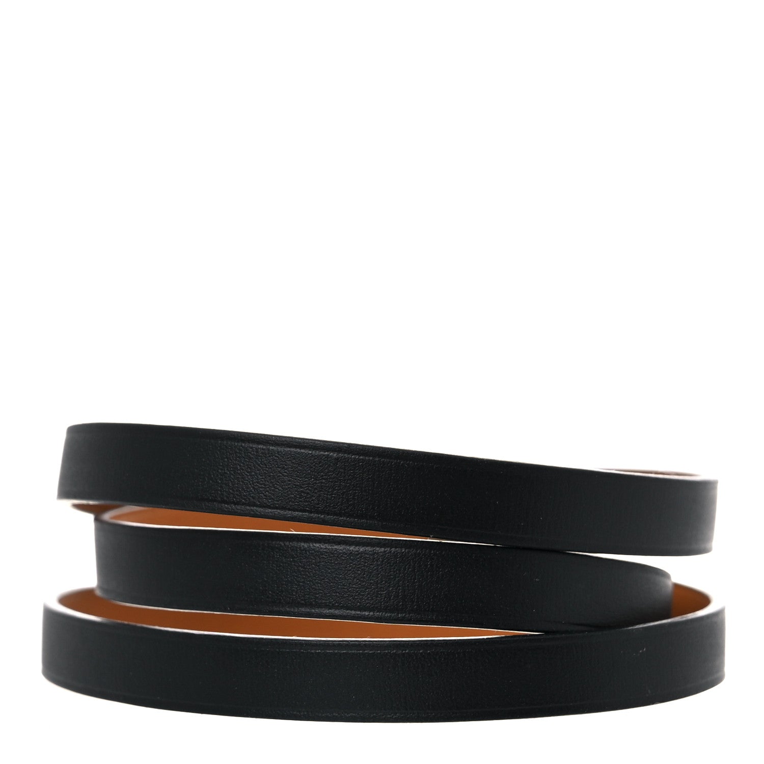 Hermes Swift Hapi 3 MM Triple Tour Bracelet S Black 3 of 8