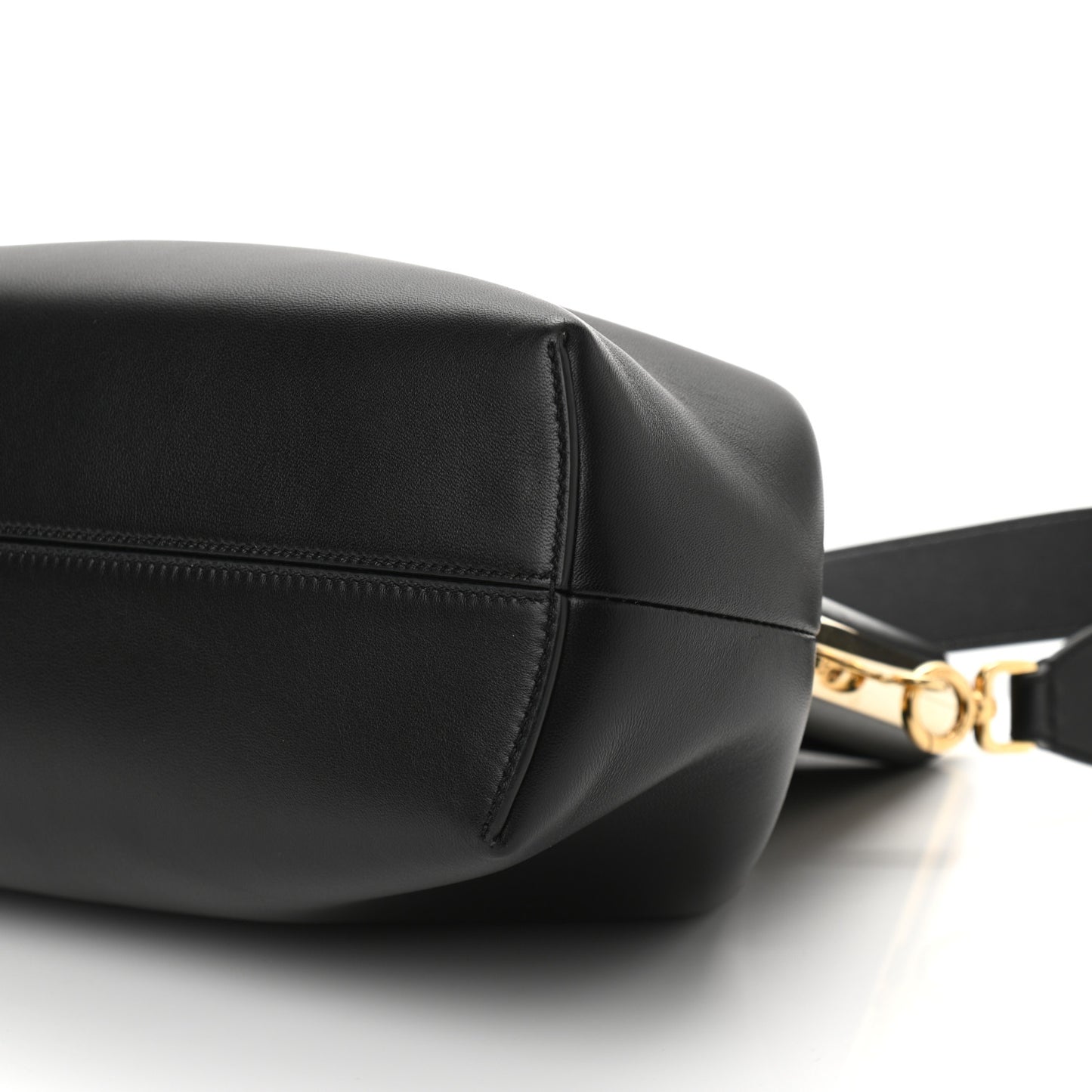 Shiny Nappa Medium Fendi First Black