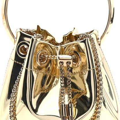 Jimmy Choo Metallic Patent Bon Bon Bag Gold 7 of 9
