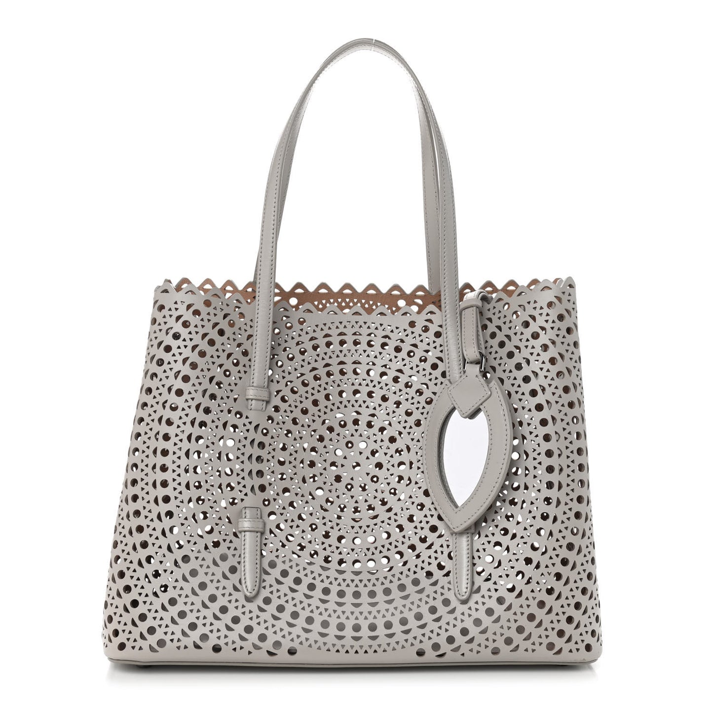 Lux Calfskin Vienne Mina 32 Bag Perle