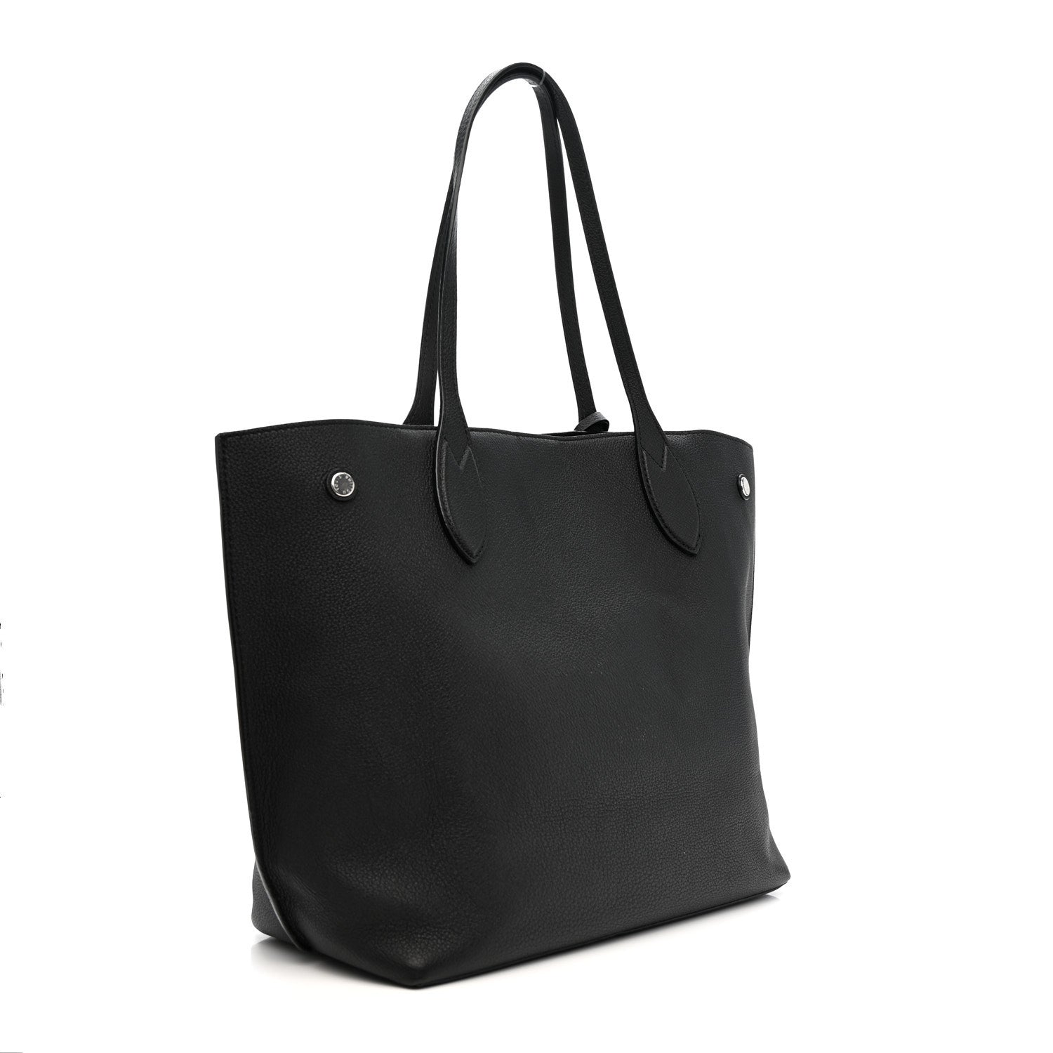 Louis Vuitton Calfskin Lockme Go Tote Black 3 of 9