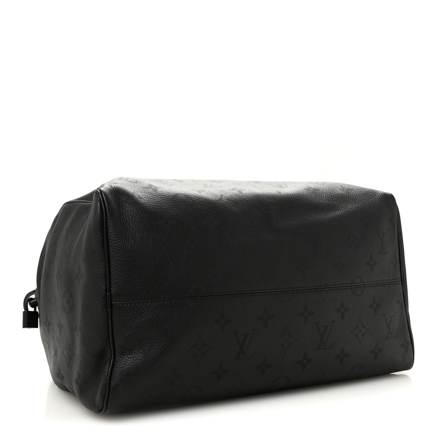 Calfskin Monogram Speedy P9 Bandouliere 40 Ultra Black