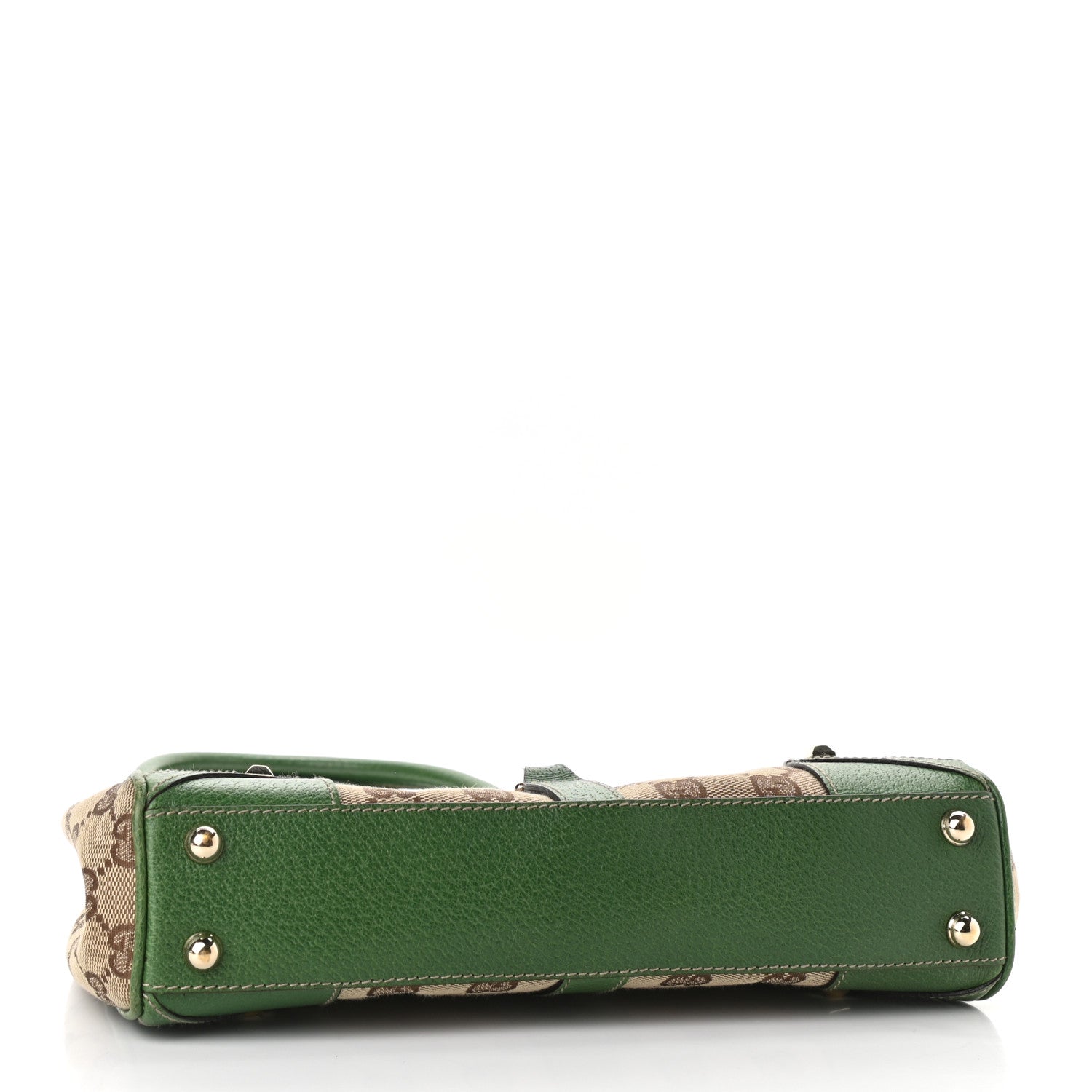 Gucci Monogram Jackie O Hobo Green 4 of 9