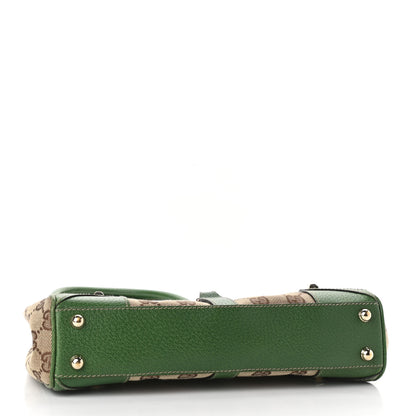 Gucci Monogram Jackie O Hobo Green 4 of 9