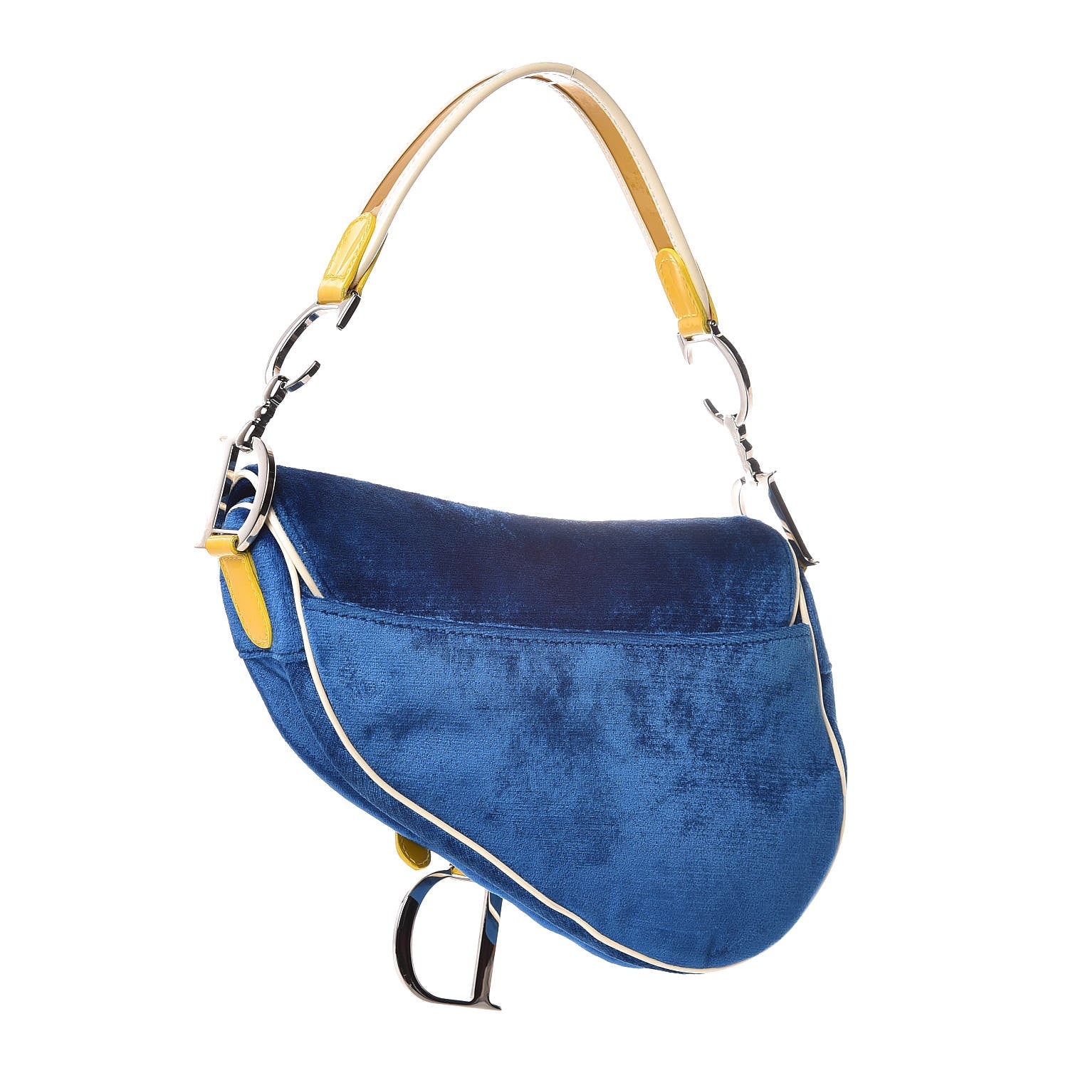 Christian Dior Velour Adiorable 69 Saddle Bag 3 of 10