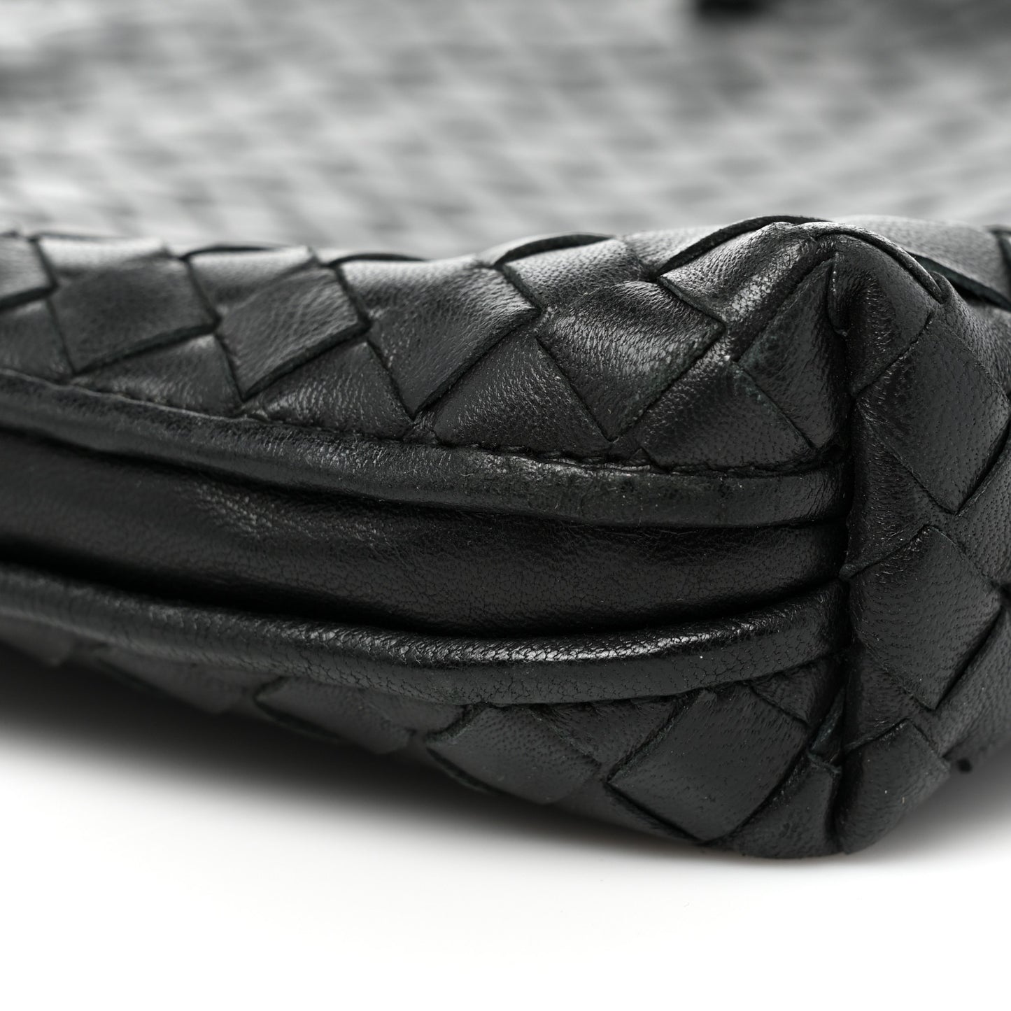 Nappa Intrecciato Nodini Bag Black