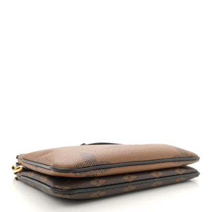 Louis Vuitton Reverse Monogram Giant Double Zip Pochette 4 of 11