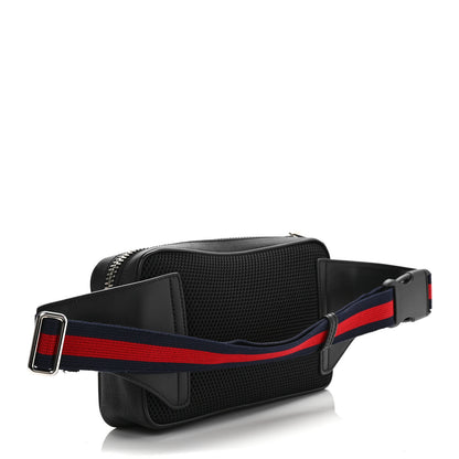 Gucci Soft GG Supreme Monogram Web Belt Bag Black Grey 3 of 11