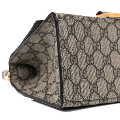 Balenciaga X GUCCI GG Supreme Monogram Small Hourglass Top Handle Bag Beige Ebony 7 of 10