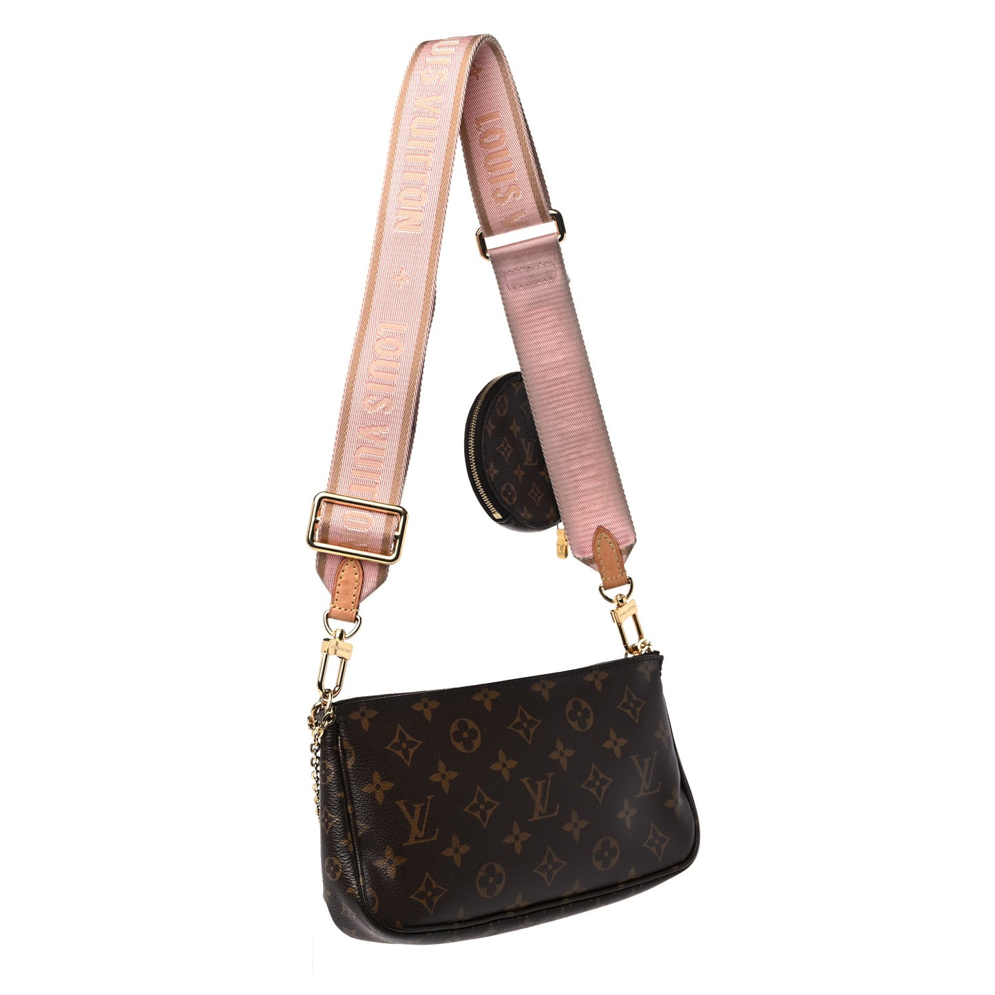 Monogram Multi Pochette Accessories Rose Clair