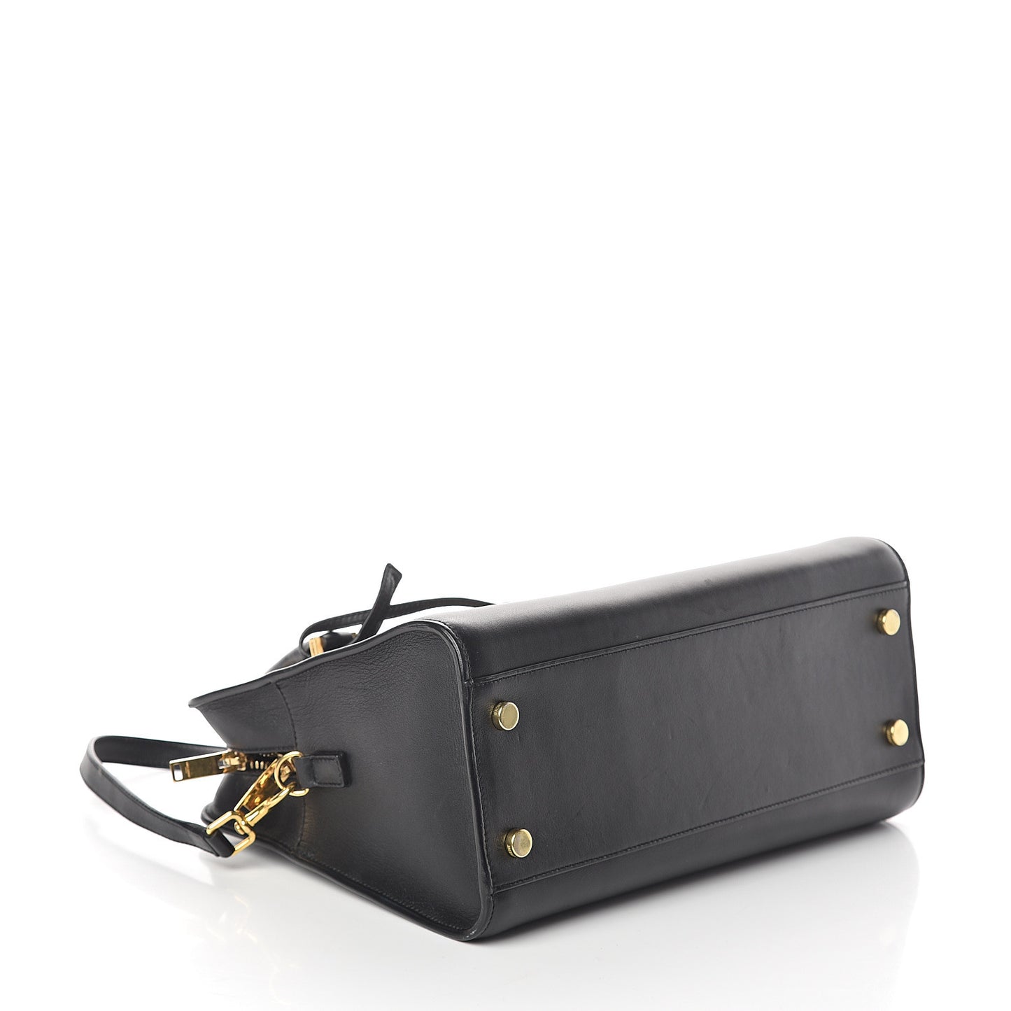Calfskin Small Monogram Cabas Black