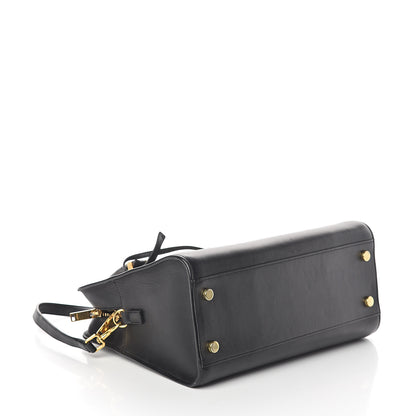 Saint Laurent Calfskin Small Monogram Cabas Black 3 of 8