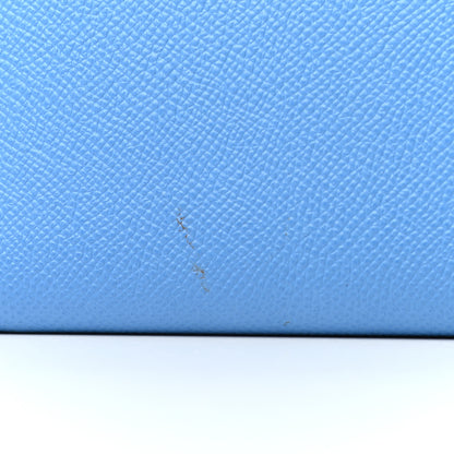 Hermes Epsom Silk'In Wallet Bleu Paradis 8 of 11