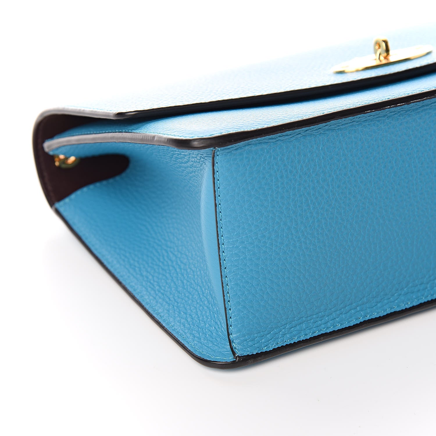 Mulberry Classic Grain Calfskin Medium Darley Azure 7 of 9