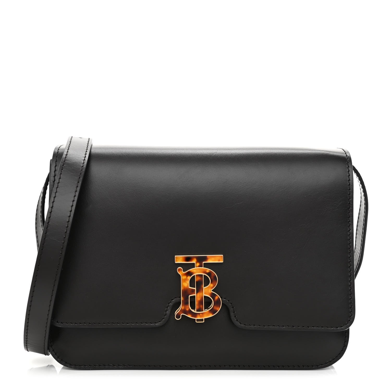 Burberry Calfskin Medium TB Bag Coffee 1 of 12