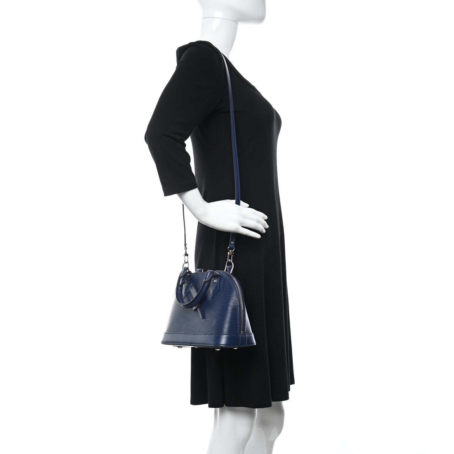 Louis Vuitton Epi Alma BB Indigo 2 of 10
