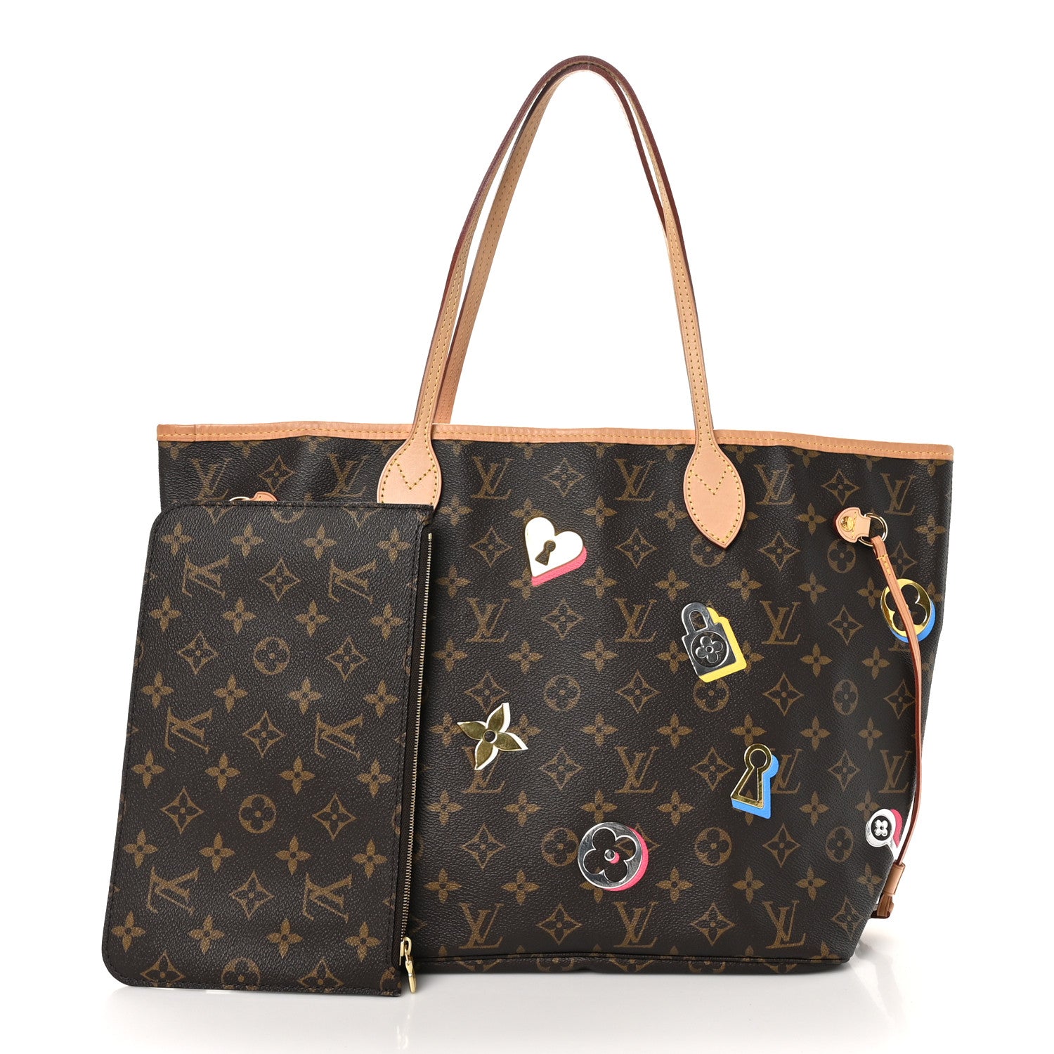Louis Vuitton Monogram Love Locks Neo Neverfull MM 3 of 11