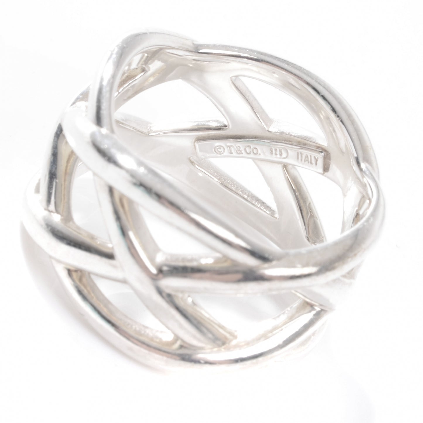 Sterling Silver Weave Ring 6.5