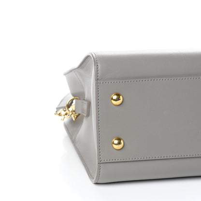 Saint Laurent Calfskin Monogram Baby Cabas Fog 7 of 9