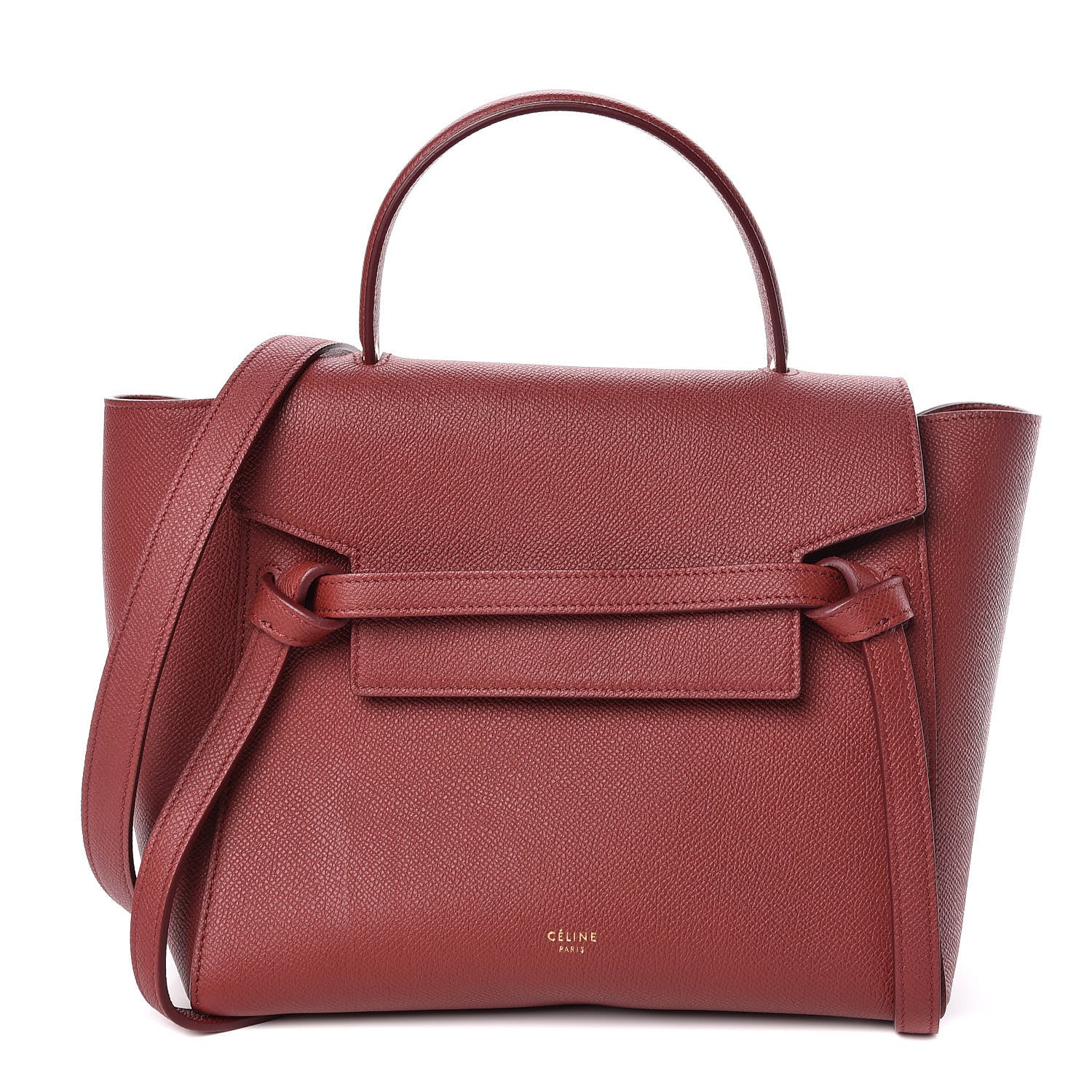 Celine Grained Calfskin Micro Belt Bag Light Burgundy 1 of 9