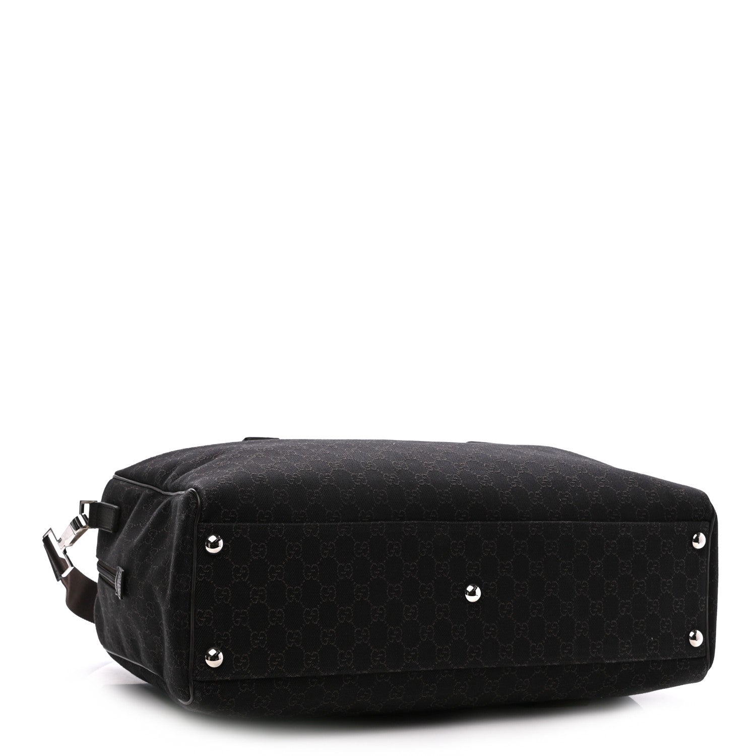 Gucci Nylon Monogram Large Carry On Duffle Dark Brown 4 of 10