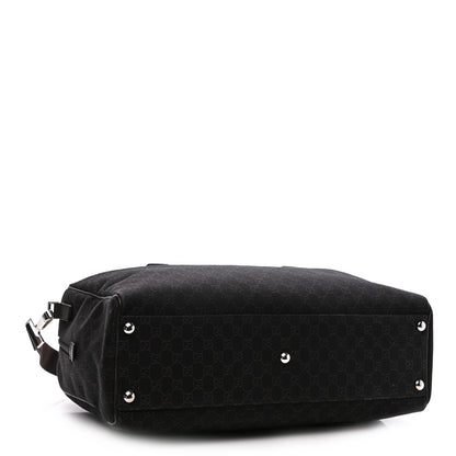 Gucci Nylon Monogram Large Carry On Duffle Dark Brown 4 of 10