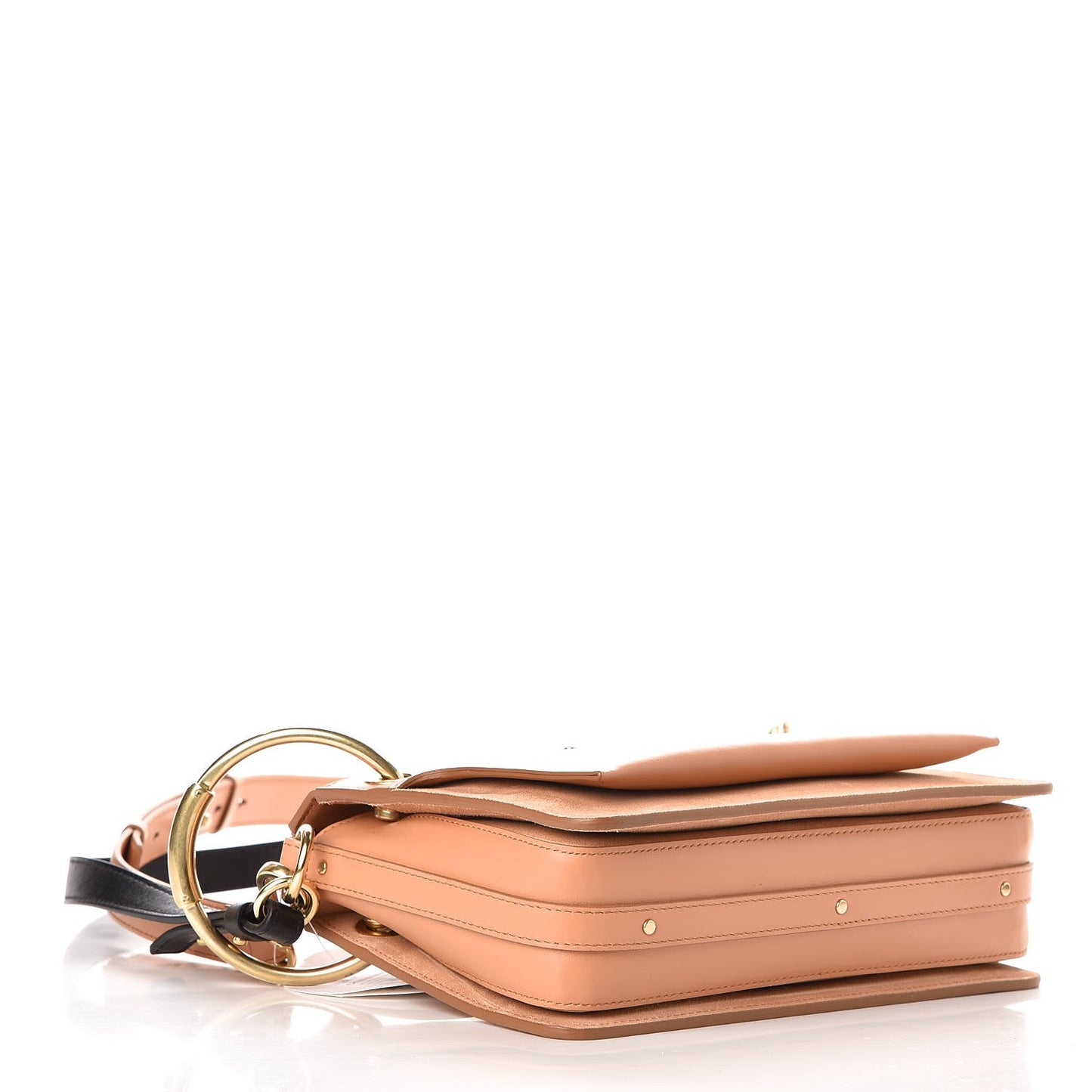 Calfskin Suede Small Roy Bag Blushy Pink