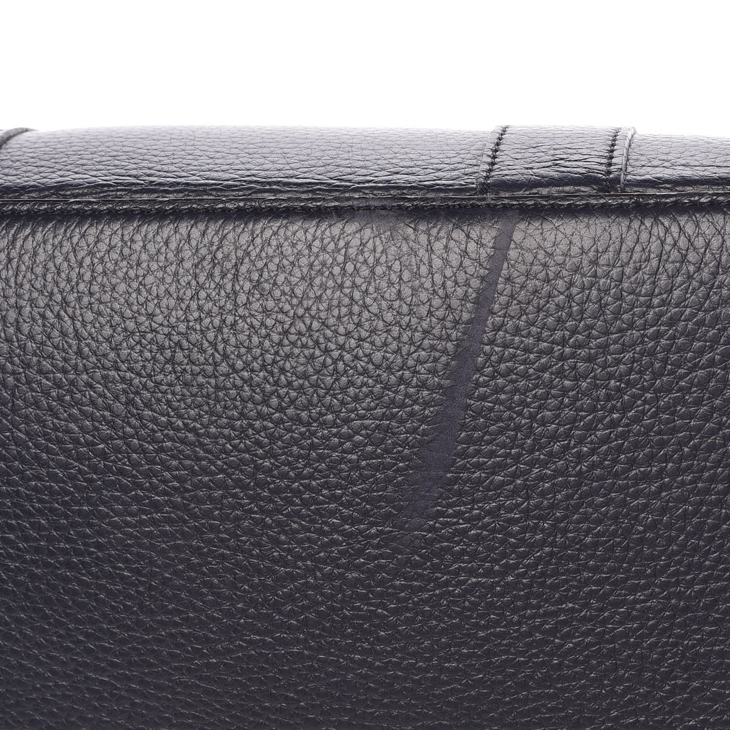 Classic Grain Calfskin Small Bayswater Backpack Midnight Blue