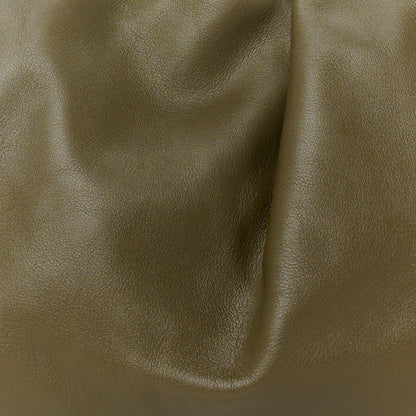 Bottega Veneta Smooth Butter Calf The Pouch Oversized Clutch Kaki Fondent 8 of 10