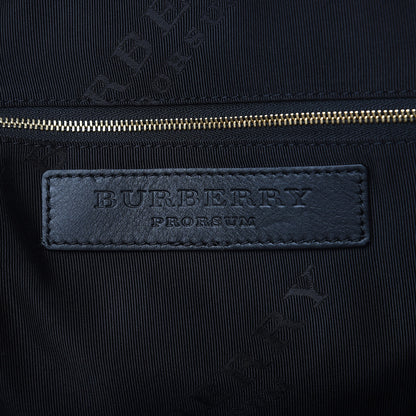 Burberry Suede Striped Medium Orchard Bowling Bag Fawn Brown Plum 6 of 13