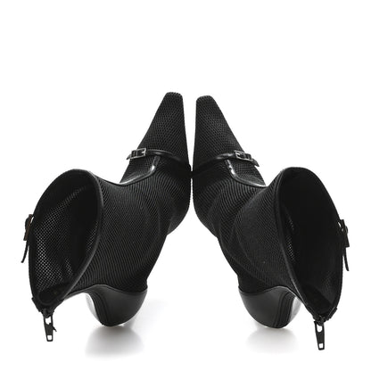 Saint Laurent Elba Applique Tulle Aston 115 Boots 39 Black 2 of 8