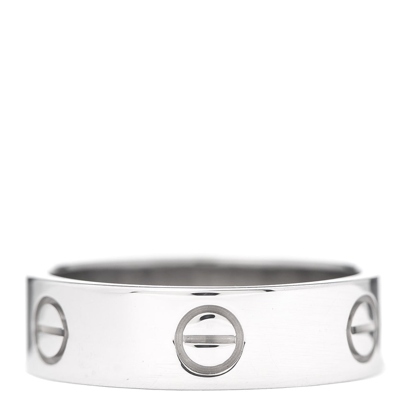 18K White Gold 5.5mm LOVE Ring 59 8.75