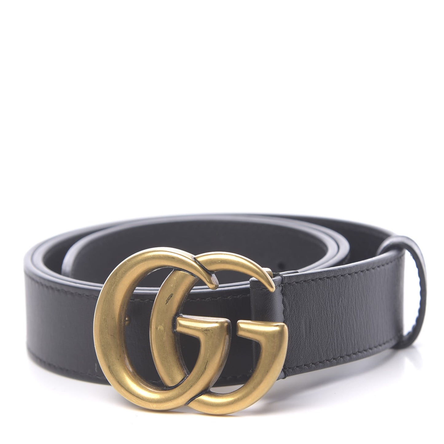 Calfskin Double G 30mm Belt 80 32 Black