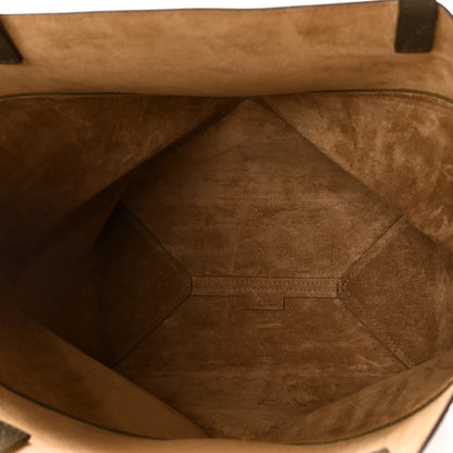 Loewe Shiny Calfskin Medium Puzzle Fold Tote Dark Khaki Green 5 of 9