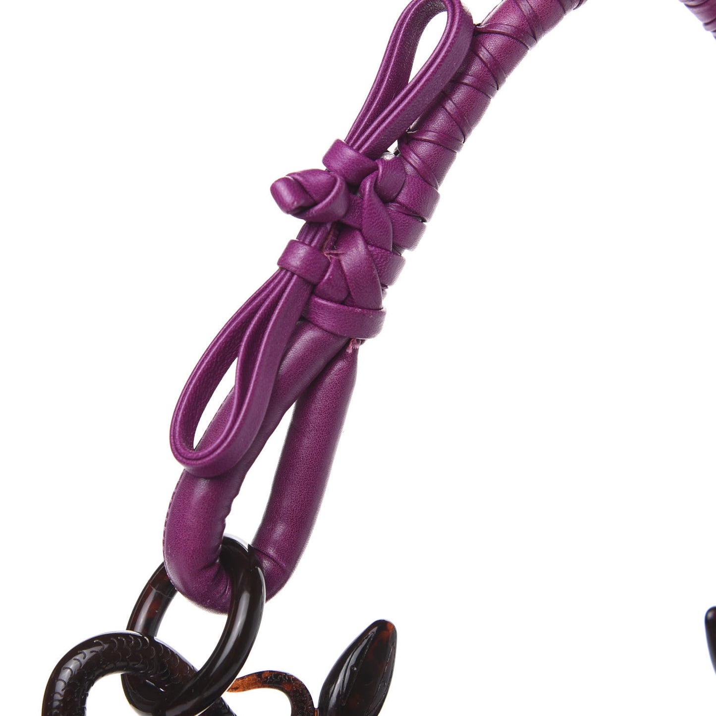 Calfskin Samourai 1947 Intrecciato Frame Bag Fuchsia