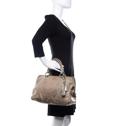 Prada Vitello Shine Bauletto Argilla 2 of 22