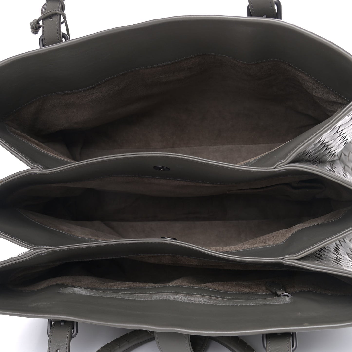 Nappa Intrecciato Medium Roma Tote Shadow
