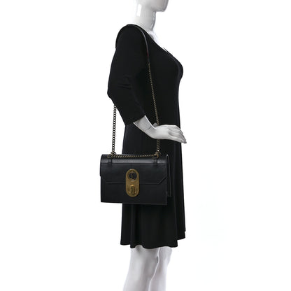 Christian Louboutin Calfskin Large Elisa Shoulder Bag Black 2 of 12