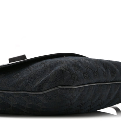 Gucci Monogram Signature Web Small Messenger Black 10 of 11