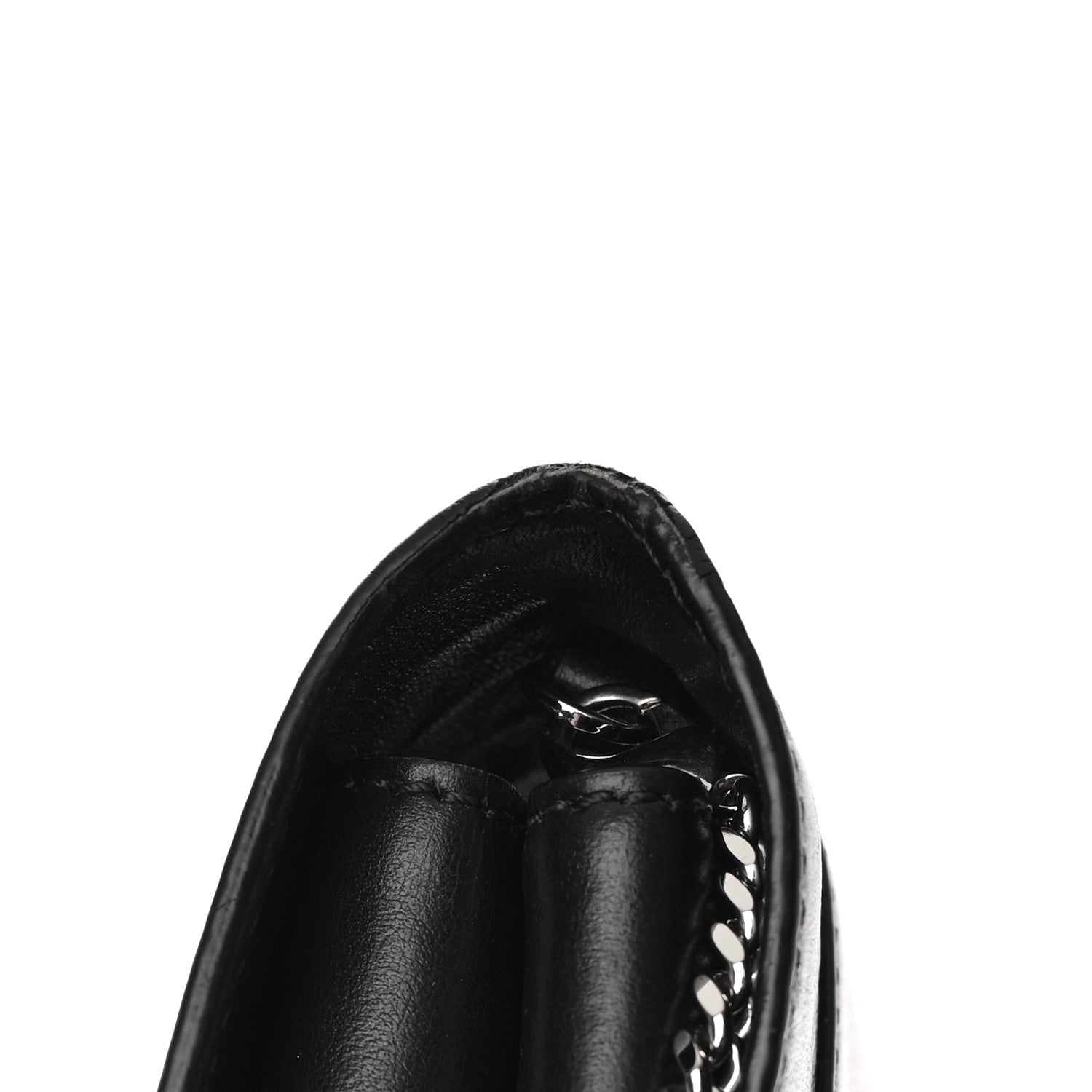 Versace Vitello Virtus Chain Clutch Black 12 of 17