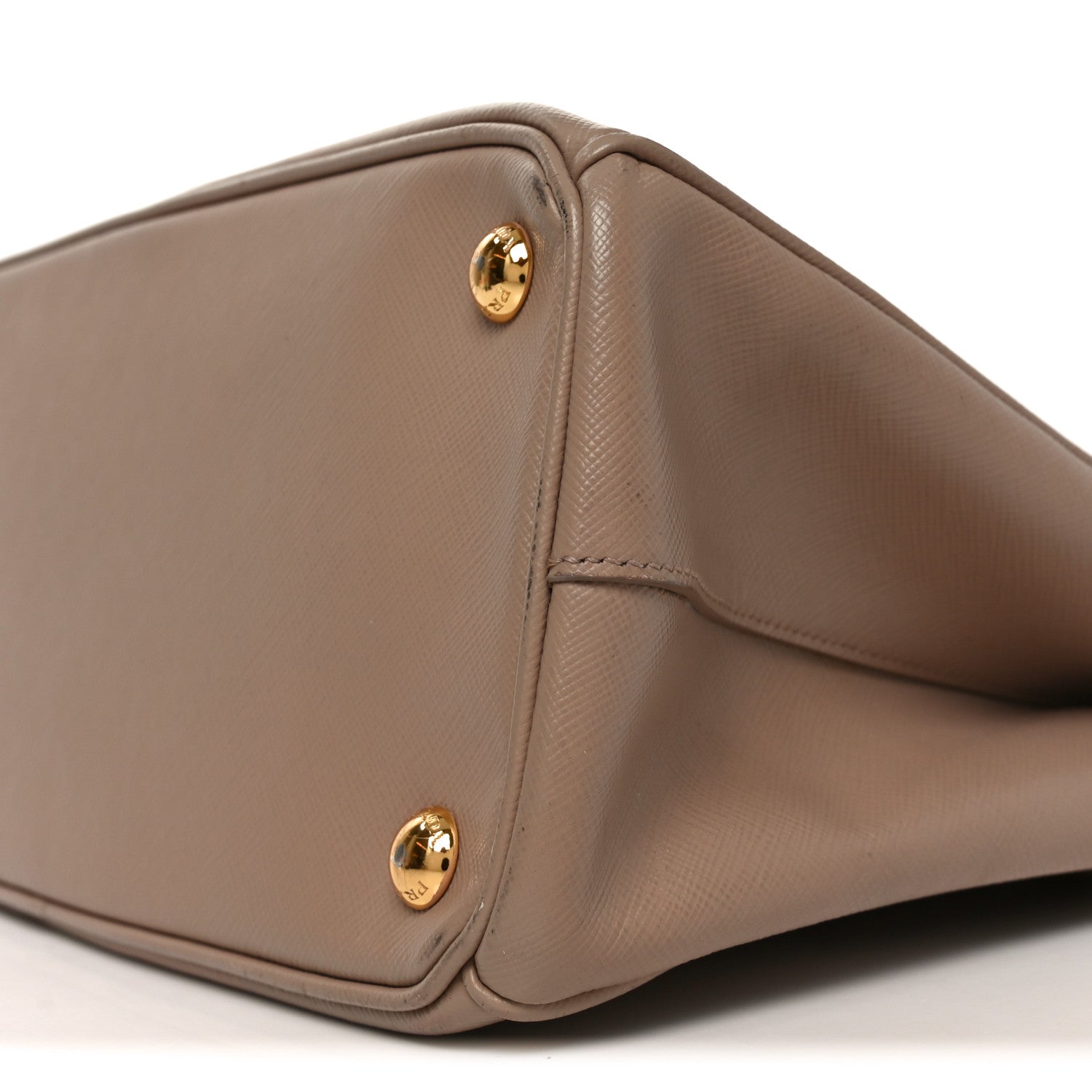 Prada Saffiano Lux Small Galleria Double Zip Tote Cammeo 1864290