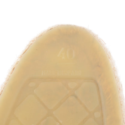 Chanel Lambskin CC Espadrilles 40 Black 9 of 11