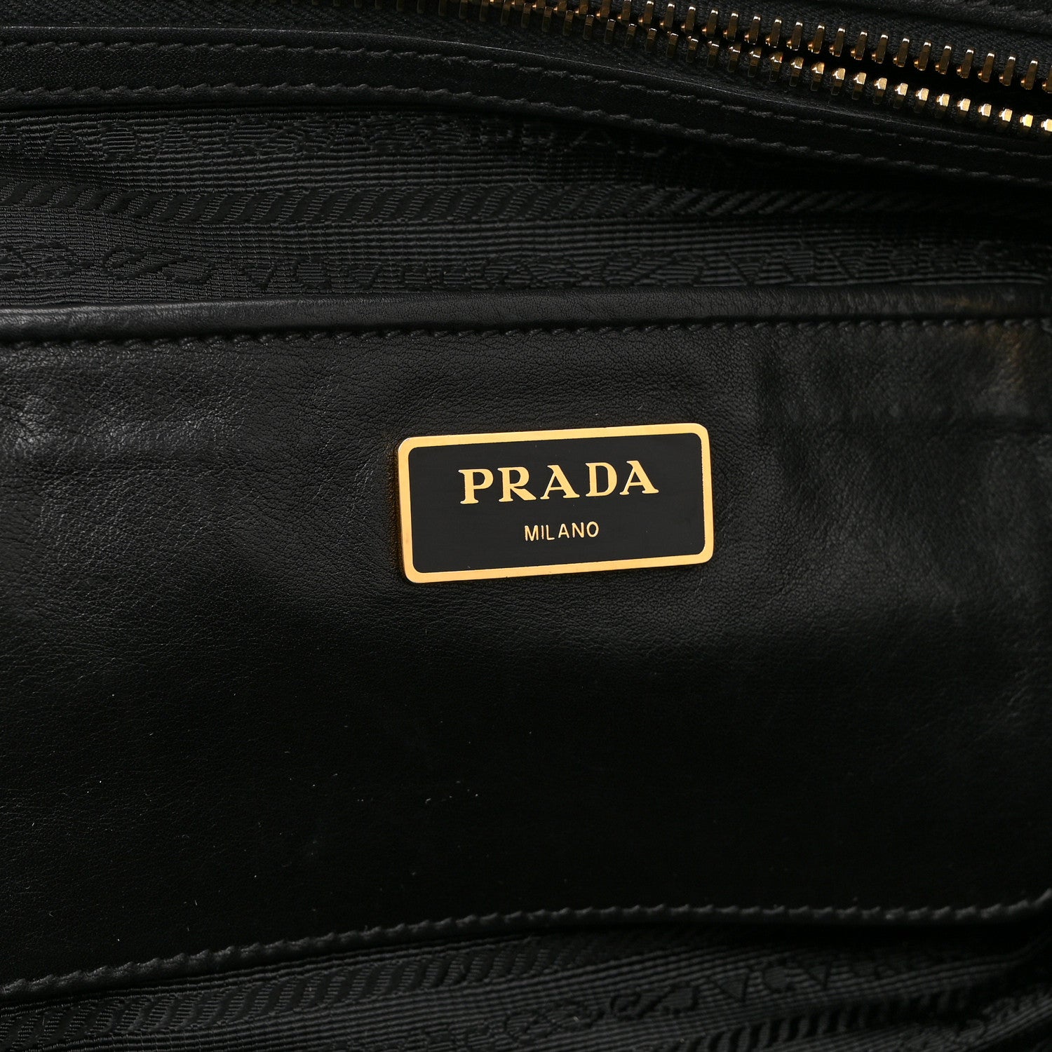 Prada Soft Calf Shoulder Bag Black 6 of 10