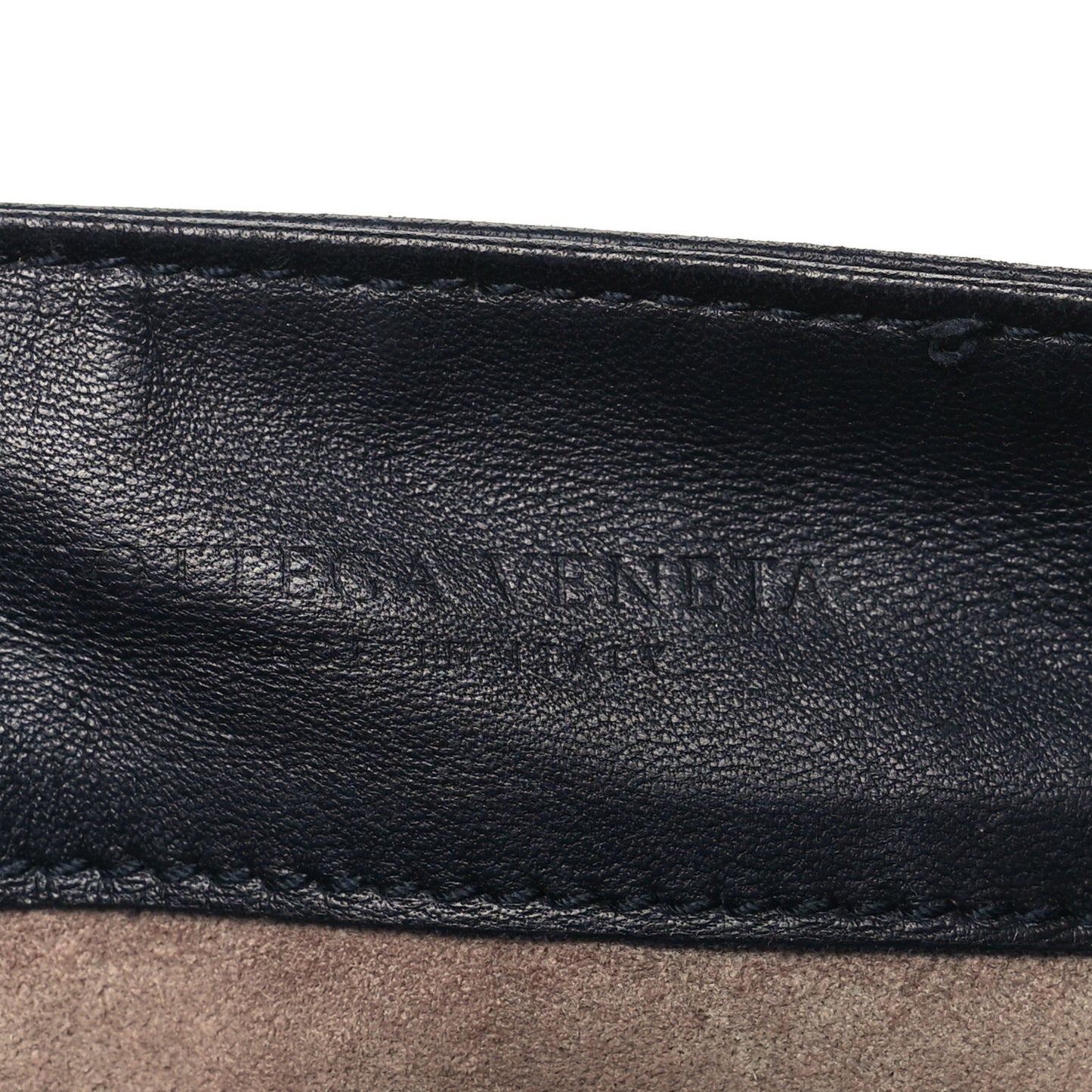 Nappa Intrecciato Messenger Bag Ardoise