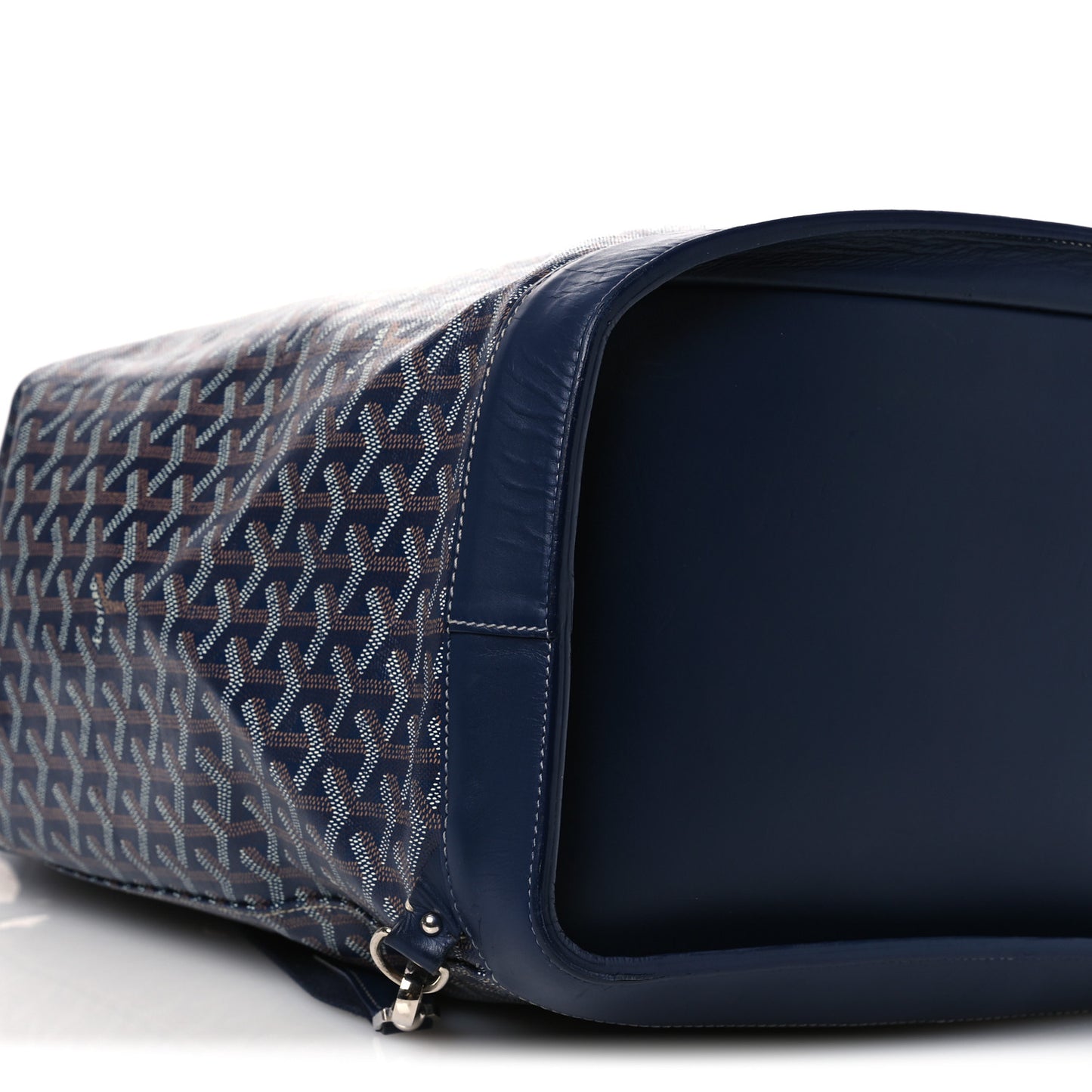 Goyardine Steamer PM Navy Blue