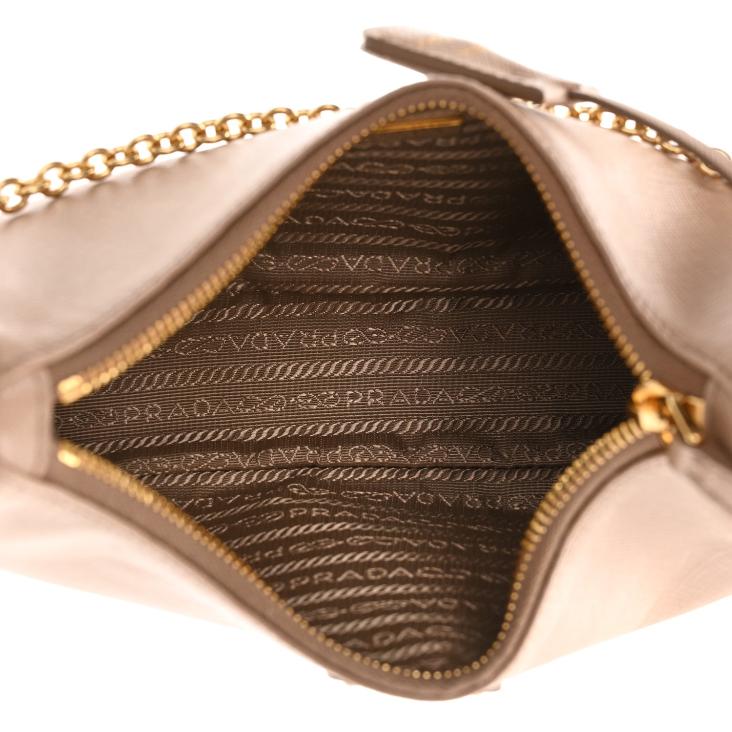 Prada Saffiano Re-Edition 2005 Shoulder Bag Cammeo Beige 5 of 12