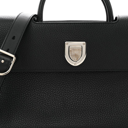 Christian Dior Grained Calfskin Medium Diorever Flap Black 8 of 18