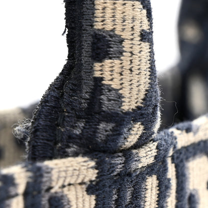 Christian Dior Oblique Large Book Tote Blue Multicolor 12 of 14