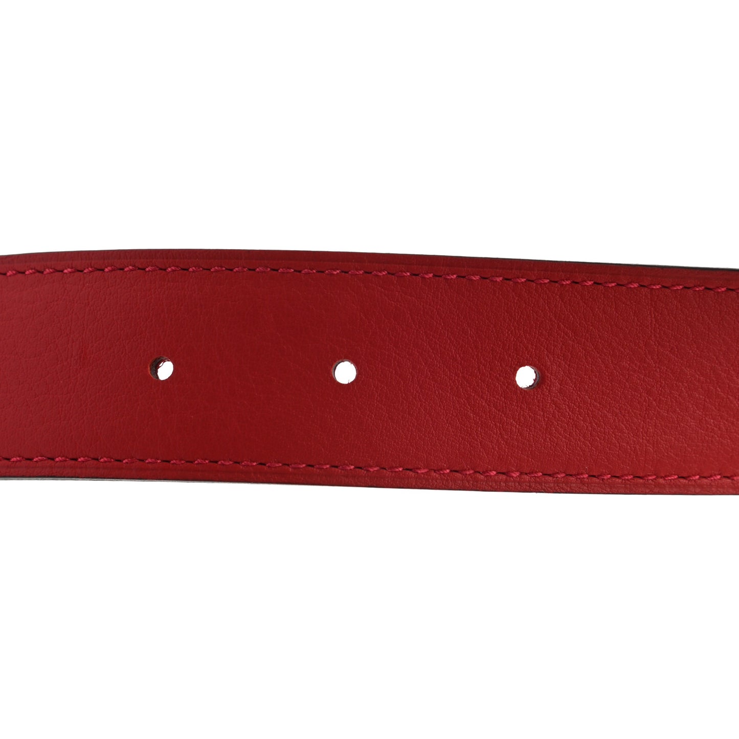 Swift Epsom 32mm Gamma Belt 85 Capucine Rouge Casaque